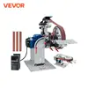 VEVOR Belt Grinder Sander Variable Speed Belt Polisher with VFD 1500W Knife Sharpener with Grinding Moulds & 3PCS Sanding Belts 1