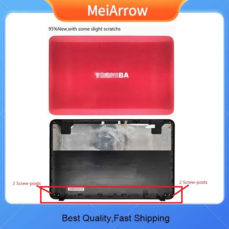 New/Orig Replaced cases For TOSHIBA Satellite L850 C850D C855 C850 LCD back cover (2 screw-posts ) / Front bezel