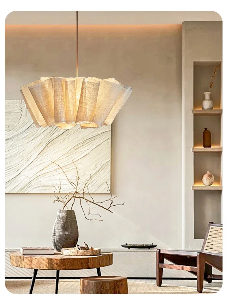 Nordic Vintage Fabric Chandelier 7
