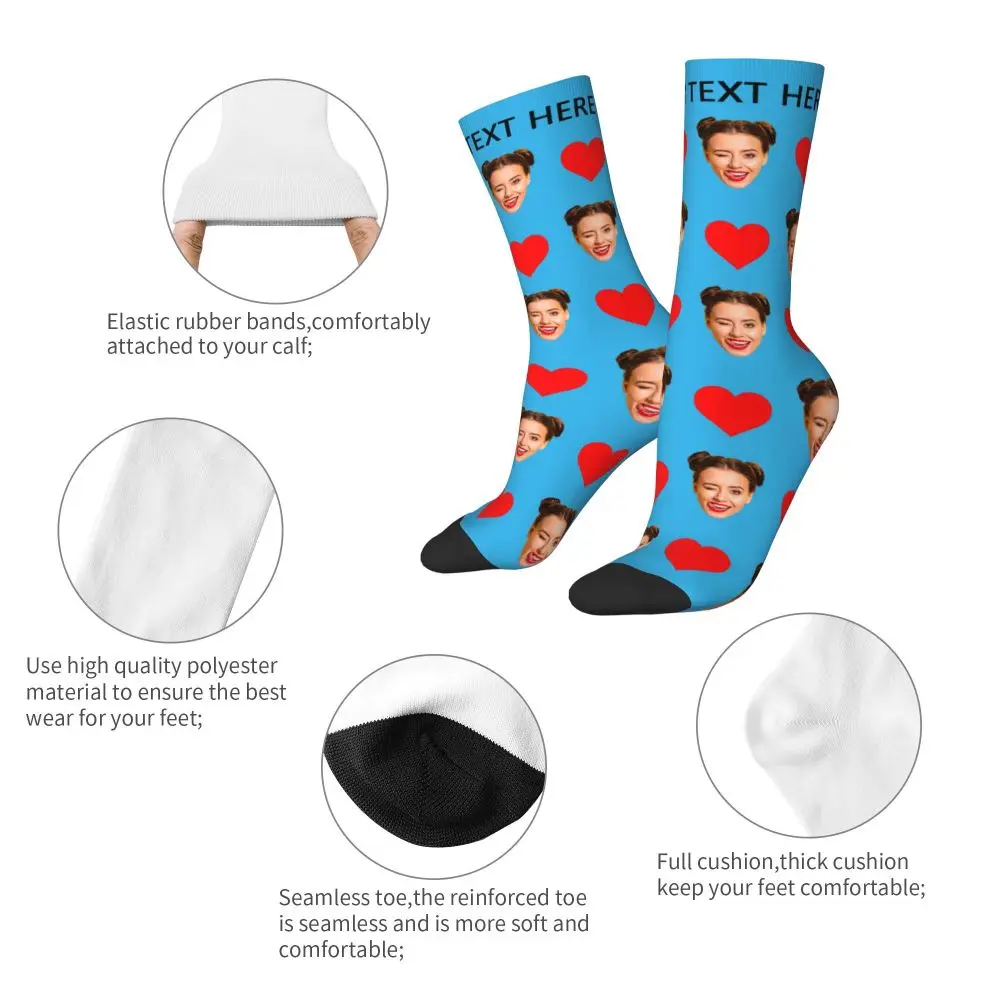 Personal Custom Avatar Printed Socks Cozy Sport Middle Tube Socks Cotton for Unisex Birthday Present 64 Sfbdb85232a334d27835c2f1ebc5bc186T