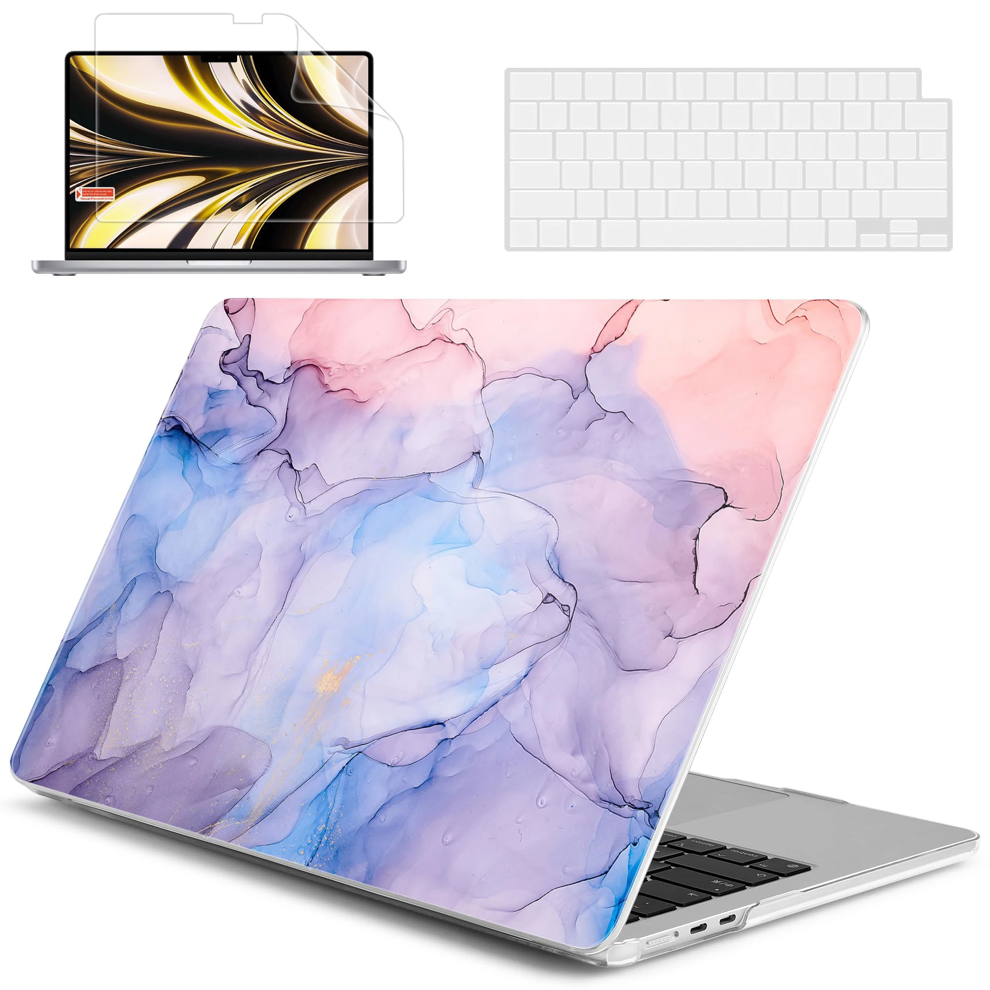Custodia Per Laptop Per Macbook Pro 15.3 A2941 M2 Cover Per Chip Per Macbook Pro 16 15.4 A2485 A1398 A1286 A1707 A1990 A2992 A2442 M3Fudan