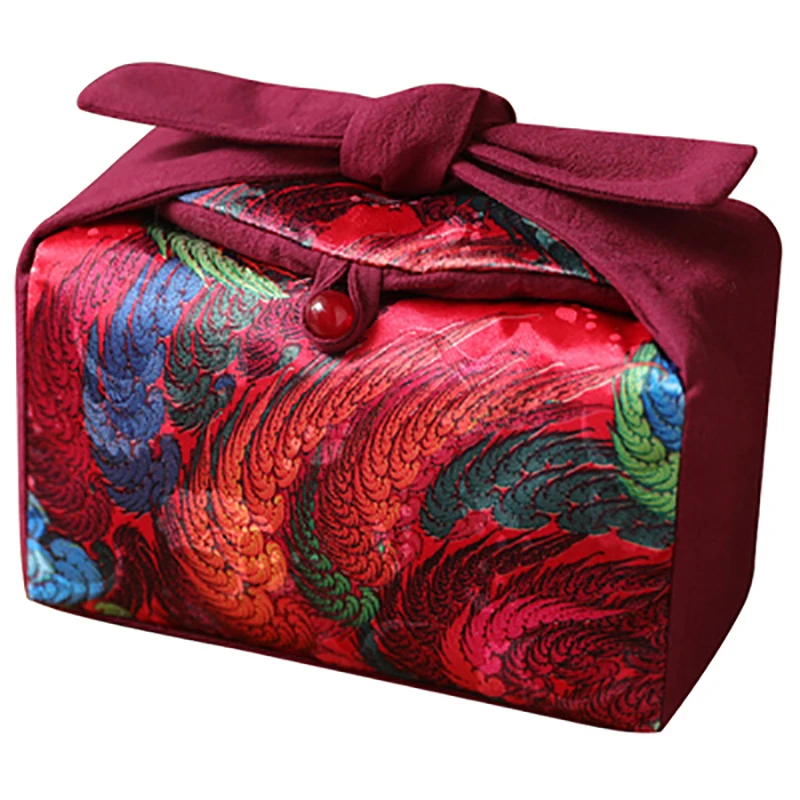 Outdoor Travel Teaware Storage Bag Cotton Material Tea Cozies Portable For One Teapots Two Cups Tea Set Cozies Ceremony Decor