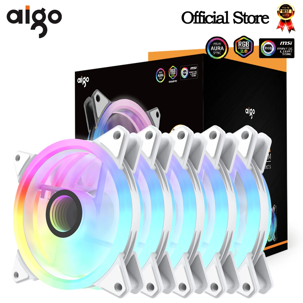 

Кулер Aigo AF12 Rgb для ПК, 120 мм, 4 контакта