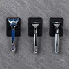 Punch Free Shaving Razor Holder Shower Men Shaver Holder Bathroom Accessories Razor Stand Wall Hook Razor Storage Shelf Hanger 2
