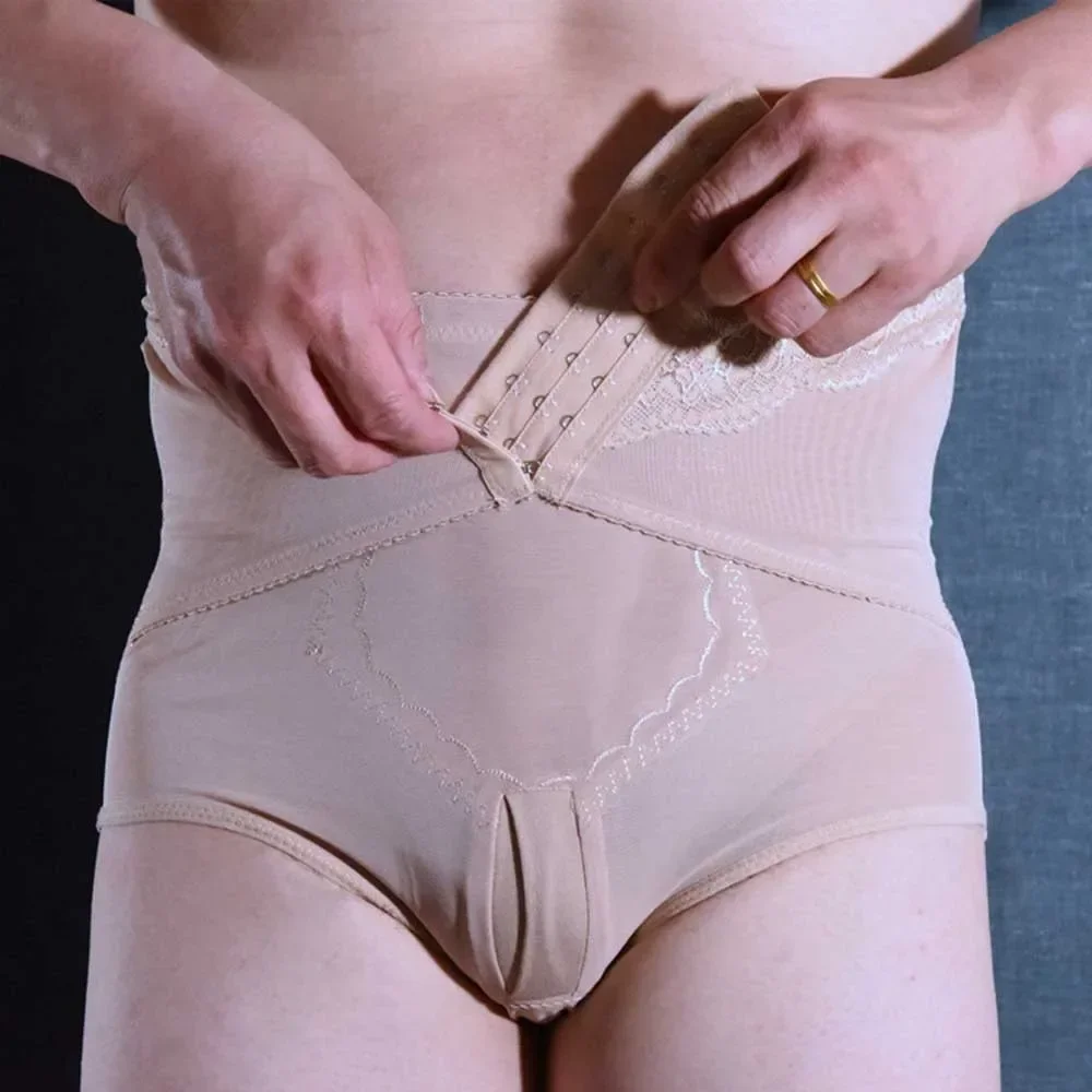 Men's Panties Corset Body Shaper Control Sexy Lingerie Slimming Underwear High Waist Butt Lifter Shapewear Breathable Underpants body shaper mens lingerie