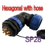 Wasserdichter Steckverbinder SP16 IP68 Kabelstecker & Buchse Männlich und Weiblich 2 3 4 5 6 7 8 9 Pin – Detail 37