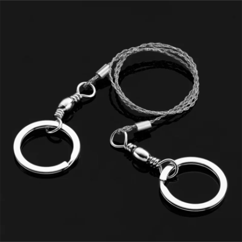 1pc Hand Drawn Rope Saw Multi-function Saw Manual Cutting Chain Tool Stainless Steel Wire Chain Saws Cutting Hand Tools multi purpose saw
