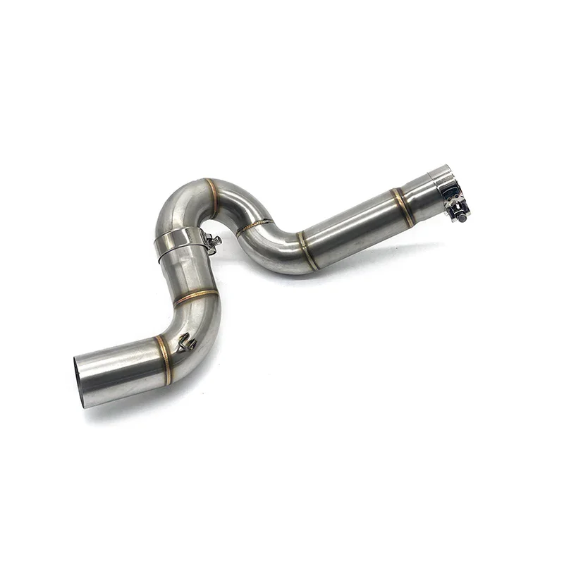 TRK 502 Motorcycle Exhaust Middle Link Pipe Muffler Sistemas De Escape Moto Exhaust Fit for Benelli 502C 502X TRK502 -