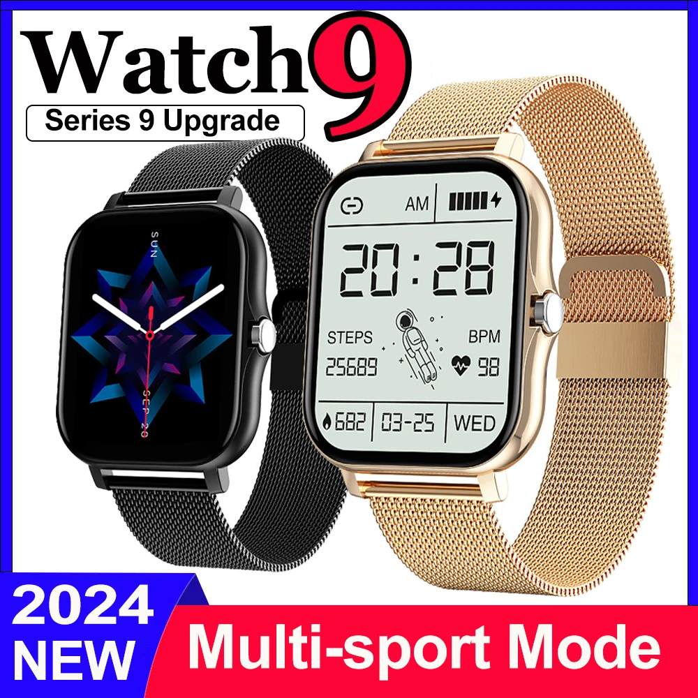 Smartwatch Ultra Series 8 2024 Bluetooth Call Multi Sports Mode Ip67 Impermeabile Smart Watch Uomo Donna Relógio Pk Ultra Series 9