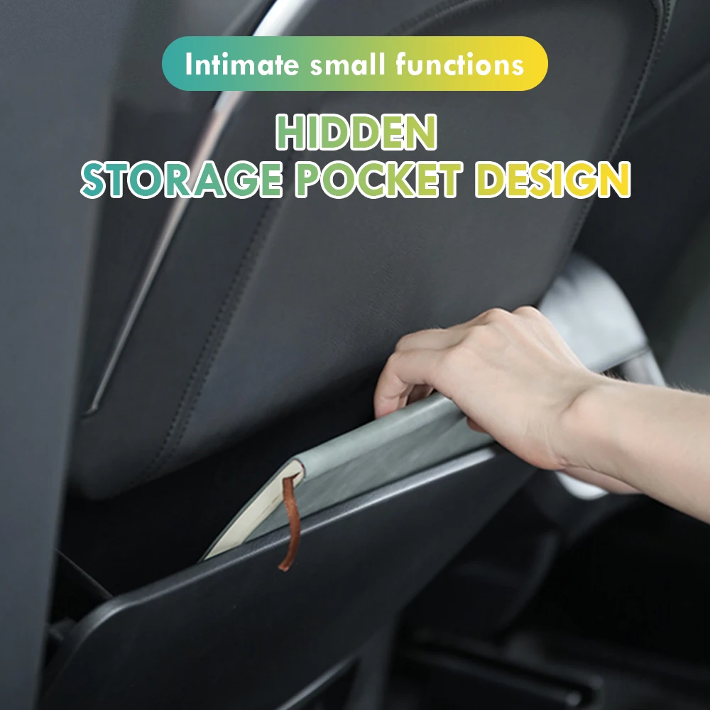 Charging Table Board For Tesla Model 3/Y Rear Seat Bracket Folding Table Laptop Sundries Drink Bracket Mobile Phone Charging