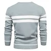 Embroidered LONSDALE Mens Boys Winter Stripe Sweater Thick Warm Pullovers Men's O-neck Basic Casual Slim Comfortable Sweaters 3