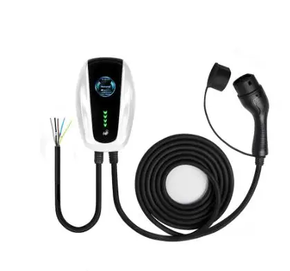 

EV fast charging station wallbox 32A 7KW electric vehicle charging pile wall mounted, with charging pile RFID card