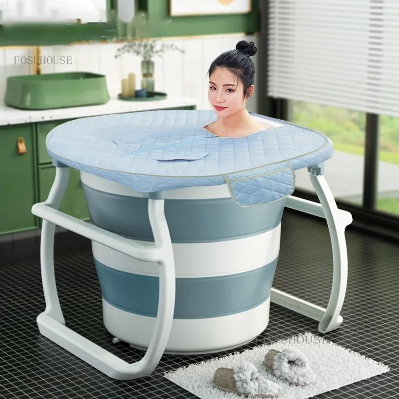 Portable Collapsible Bath Bucket , Large Capacity Bath, Ice Bath