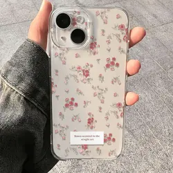 Pink Floral Protective Phone Case for Realme 5 5i 5S 6i (S15088)