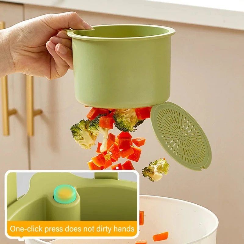 Multifunctional Hanging Sink Filter Basket Circular Drain Fruit Vegetable Cleaning Food Residue Drainage Faucet Filter