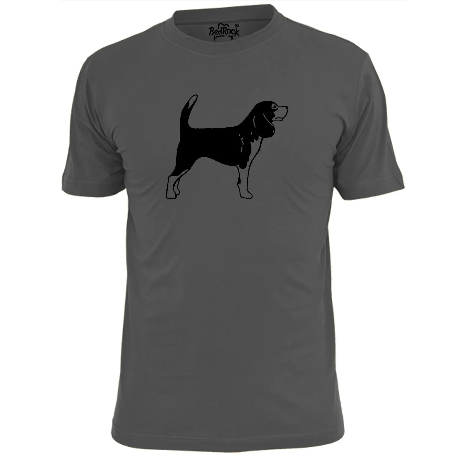 Maglietta Da Uomo Beagle Dog Silhouette Pets Pooch Puppy Maniche Lunghe O Corte