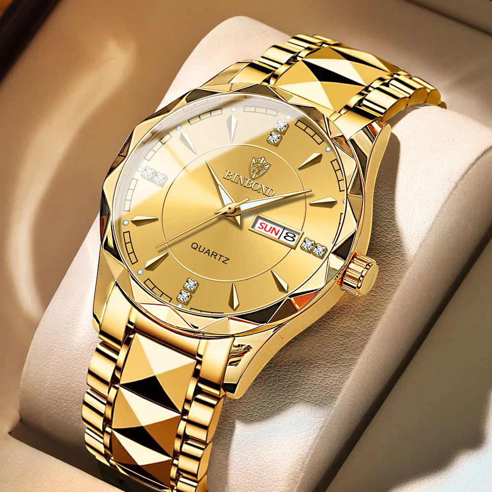Couple Watch Stainless Steel 30m Waterproof Clock Male Lady Sports Mens Watches Women Quartz Casual Wrist Watch quartz watch womens watch waterproof wristwatch fashion couple watches