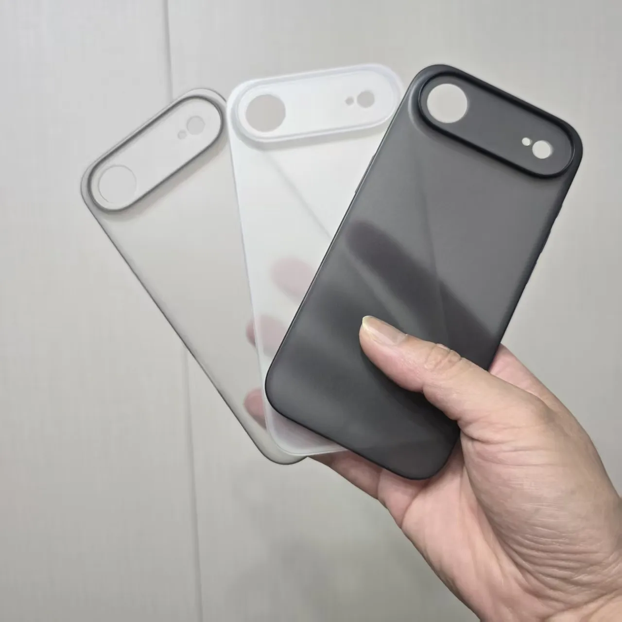 Luxury Ultra Thin PP Hard Case for iPhone Air 17 Air 17 Pro Max Clear Translucent Shockproof Slim Lens Protection Cover Case