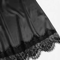 5 Pieces Women's Satin Sleepwear Pajama Set Robe Sexy Lingerie Bathrobe Lace Silk Night Dress Trousers Home Clothed Nightwear PJ - Image 3