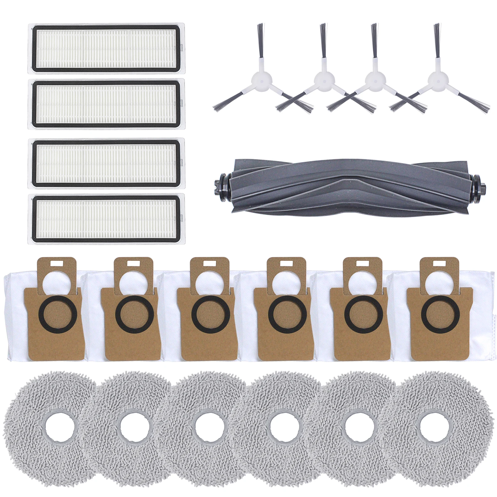 Accessori Compatibili Dreame L10s Ultra/S10/X10: Kit Completo Con Spazzole, Filtri, Panni E Sacchetti