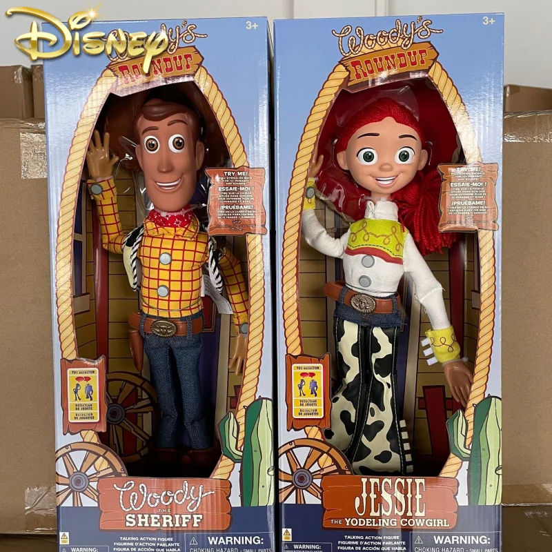 New Disney Toy Story 4 Talking Woody Buzz Jessie Rex Action Figures Anime Decoration Collection Figurine Model For Gift Toy