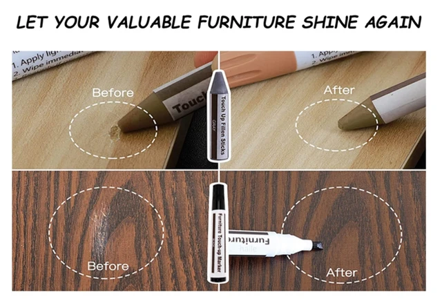 2022 New 13/17/21Pcs Furniture Touch Up Kit Markers & Filler Sticks Wood  Scratches Restore Kit on Various Furniture Floor Repair