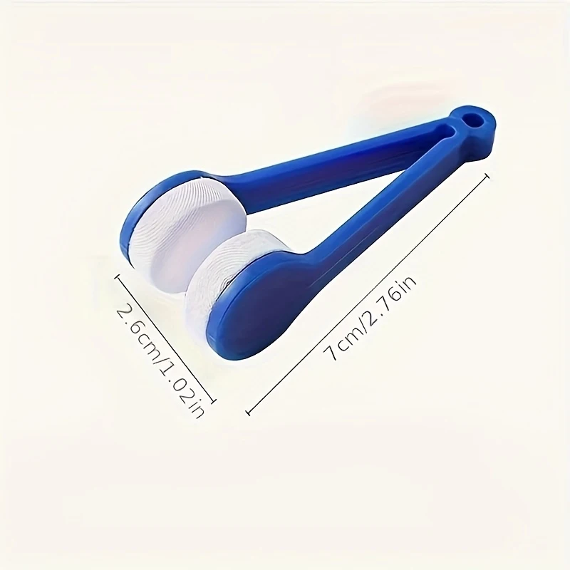 3팩 다기능 휴대용 렌즈 청소 천 - 인체공학적 손잡이가 있는 흠집 방지 안경 및 카메라 렌즈 클리너