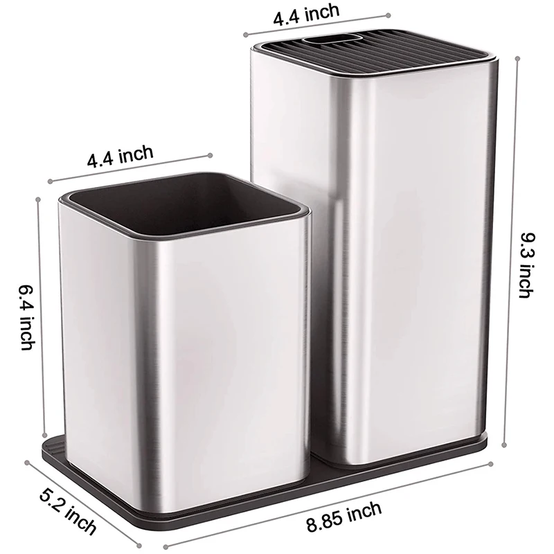 Kitchen Universal Knife Block Utensil Holder Set, 2