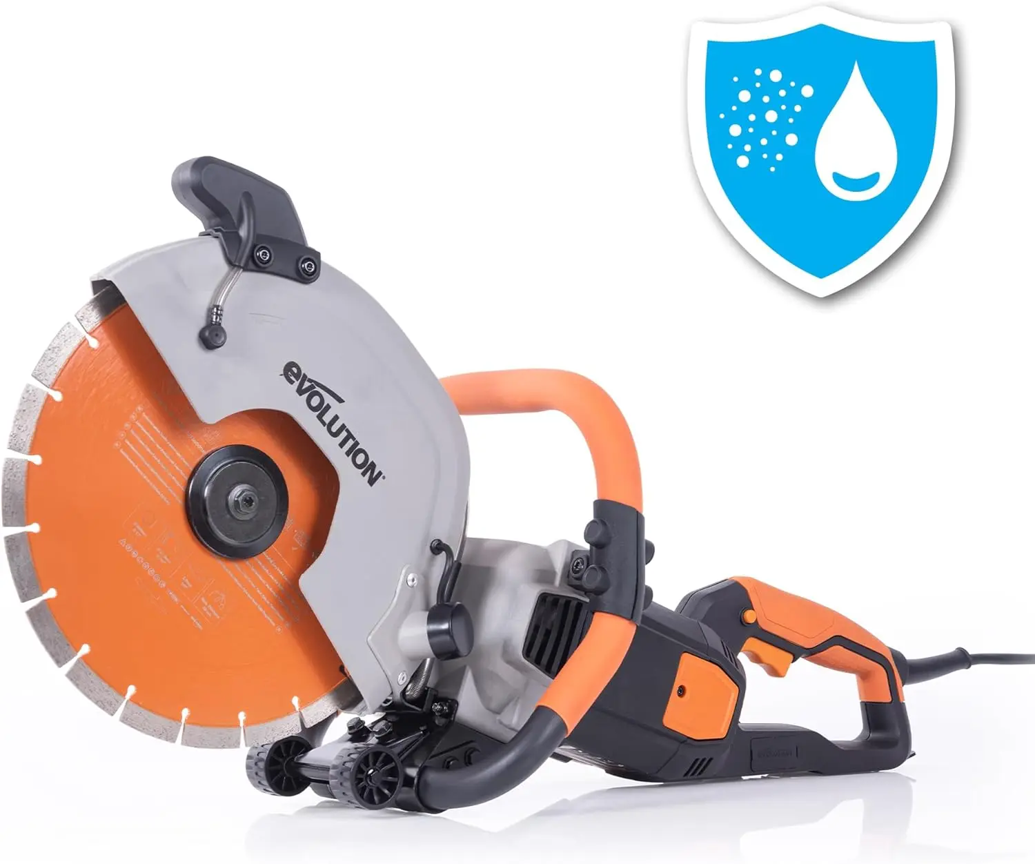 

Evolution R300DCT+ 12 Inch Concrete Saw with Water Fed Dust Suppression (Aka Circular Saw, Angle Grinder, Cut Off Saw, Demo