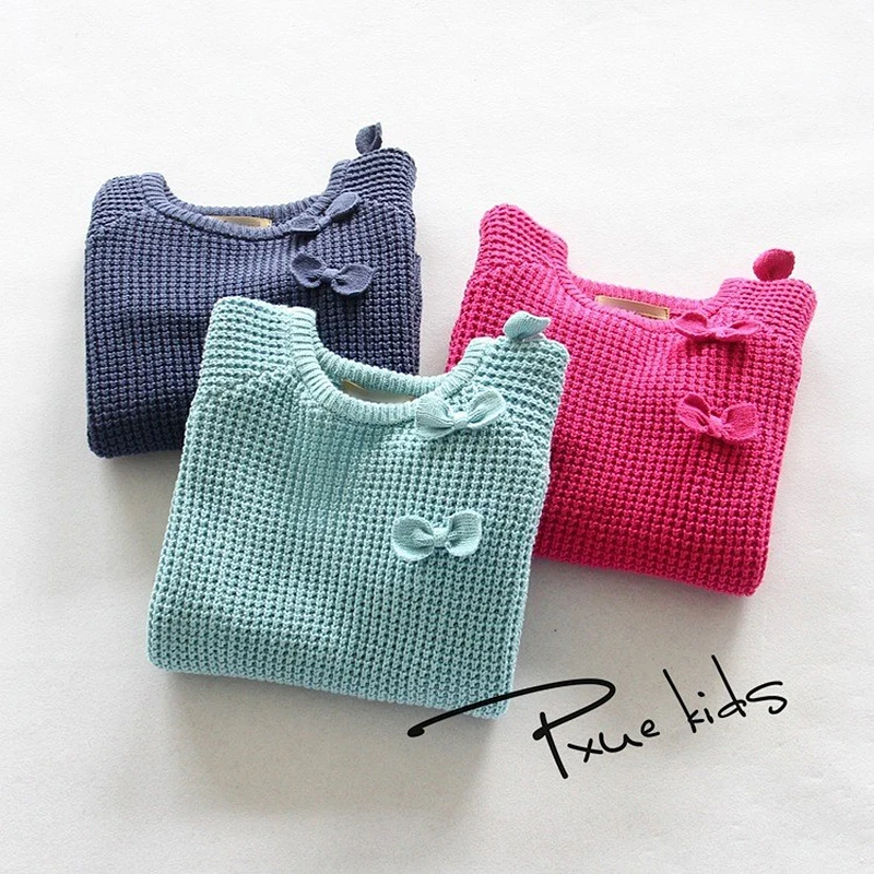 

Baby Loose Sweater Knitted Autum Winter Baby Boy Girl Clothes Round Neck Kid Toddler Girl Boy Pullover Baby Outerwear 0-7Y