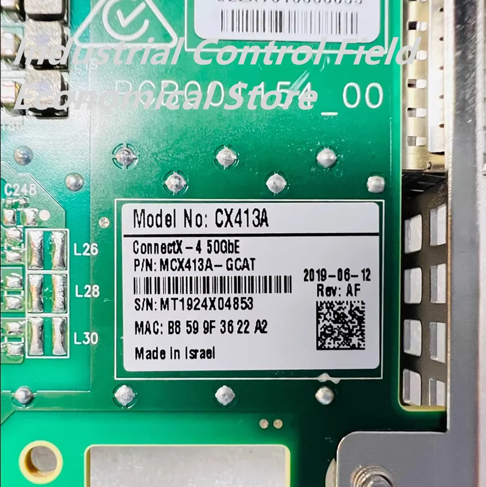 MCX413A-GCAT 50Gbs CX413A 네트워크 카드