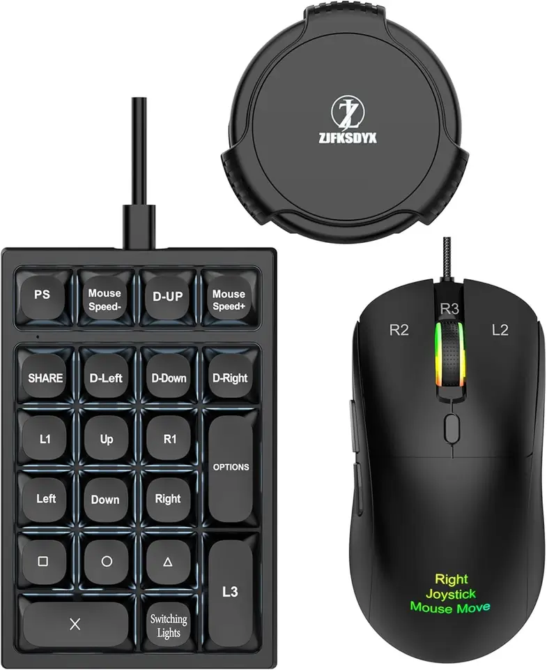PS4 Keyboard Mouse Converter Gaming Set
