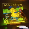LED light up acrylic message board Erasable USB Children's Drawing Board CIY for Birthday Gifts Bar Advertising Boards 1