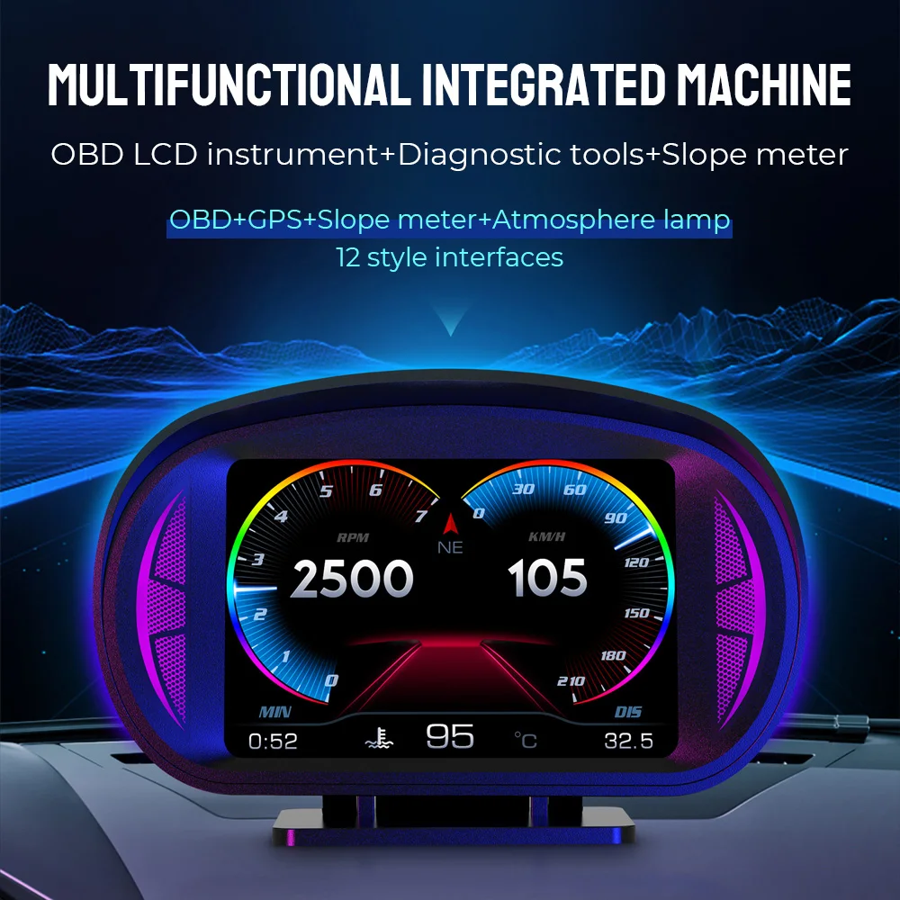  溸 GPS ӵ  溸  ƿƮ 跮 P2  ý HUD ͺ 극ũ ׽Ʈ ڵ  ÷, OBD2