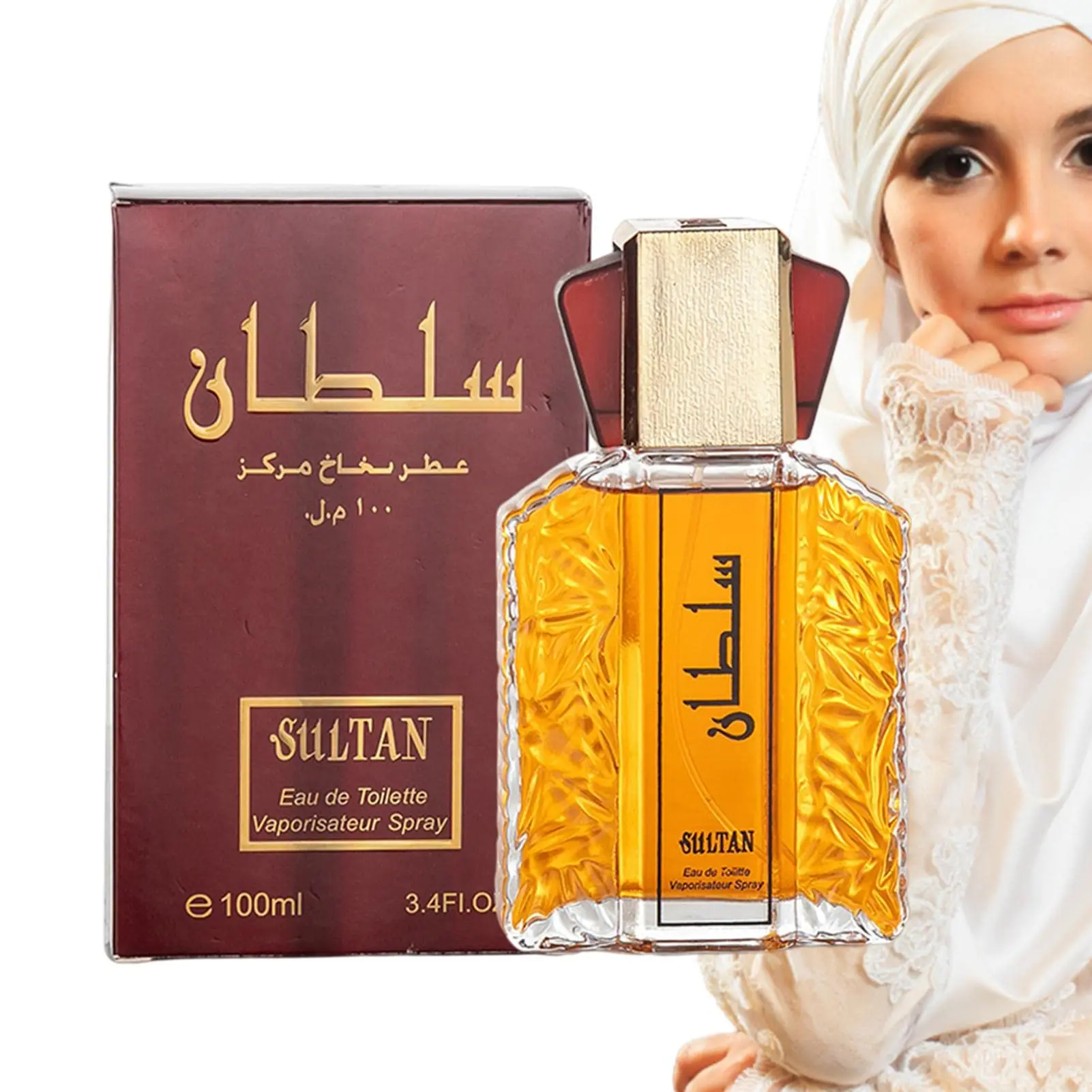 アラビア風の男性用香水,100ml,耐久性のあるコロン,ドバイ,イスラム