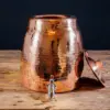 r Dispenser | 100% Pure Copper, Heavy Gauge, Hand Hammered | 2+ Gallons Capacity, Holds 2 - 5 Gallon 3