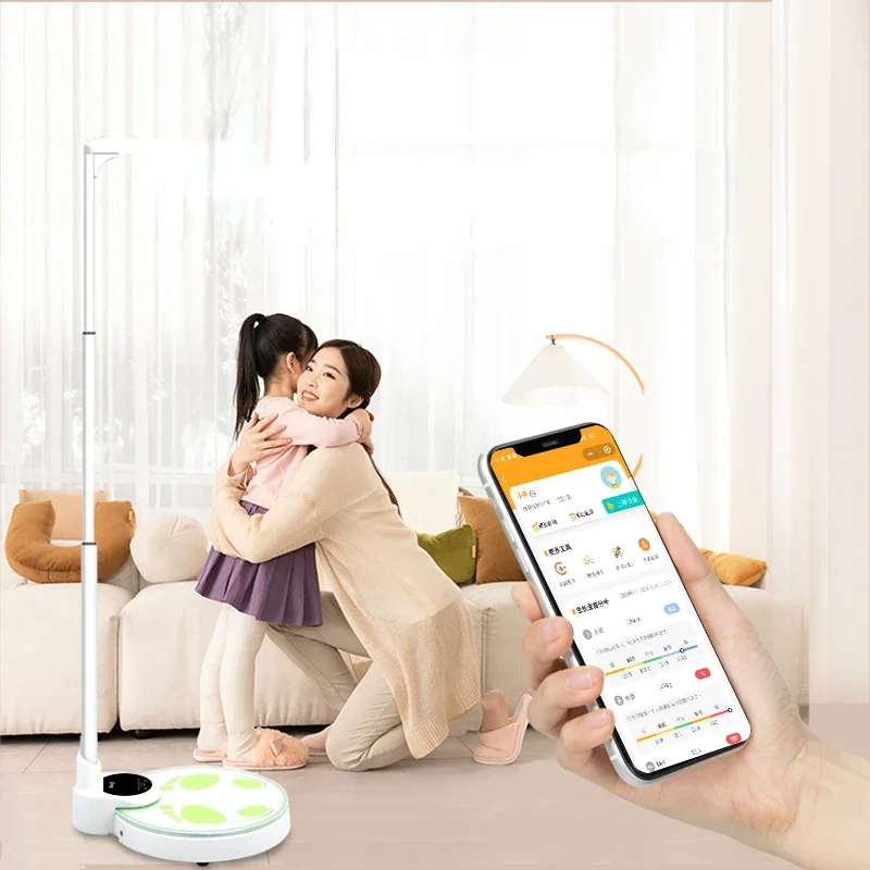 Smart Children's Height Measuring Instrument Ultrasound Height Weight Scales For Household School Voice Scale