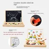 Montessori Baby Sketchpad Magnetic Collage Boy Early Childhood Toy Children Drawing Game Girl 3 Years 5 Holiday Gift Birthday 6