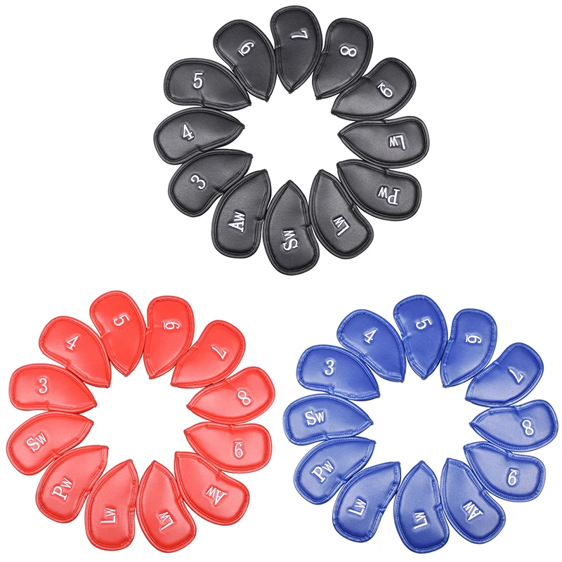 

Golf iron rod cover PU head cover Protective cover Ball head cap cover Golf supplies