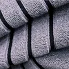 6/8PCS Bath Towel Set Adult Bathroom Cotton Super Absorbent 2 Wash Towel 2 Hand Towel 2 Bath Towel Hotel Spa Beauty Salon Grey 6
