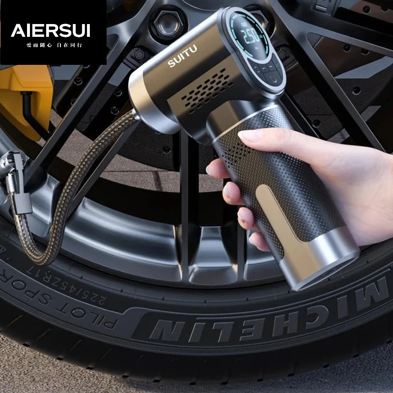 150PSI Wireless Car Air Compressor Electric Portable Smart Car Tire Air Pump For Motorcycle Bike Tire Boat Ball electric tire inflator air compressor pump