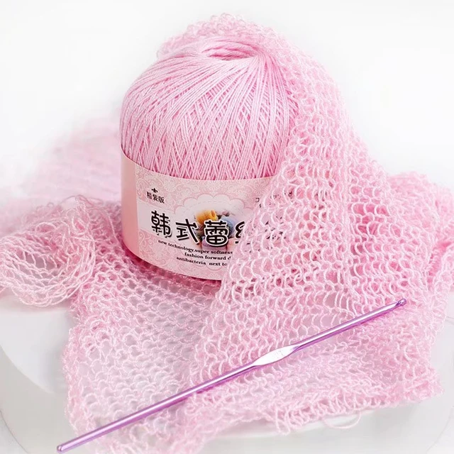 50g/Ball Crochet Cotton Yarn Lace Cotton Yarn Knitting Crochet Threads For  DIY Hand-knitting Yarn Accessaries Supplies - AliExpress