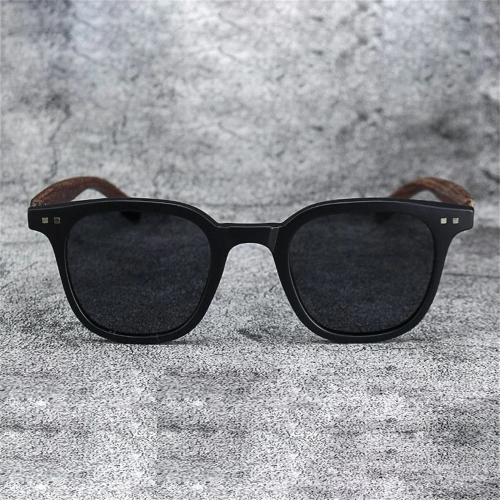 2024 nový muži vintage dřevěný formulovat brýle proti slunci klasický značka slunce brýle povlak čočka muži polarizační UV ochrana jízda brýle