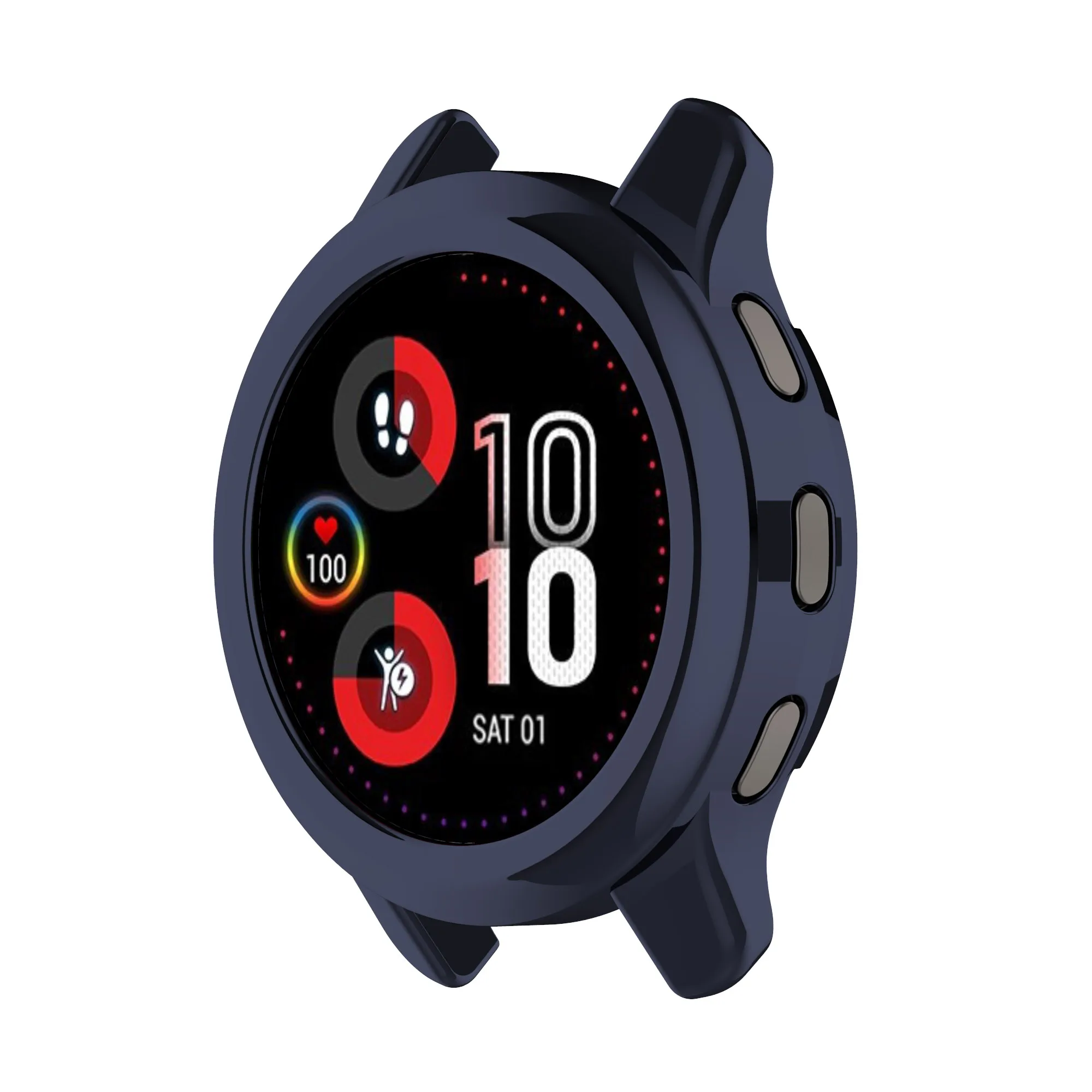Silicone Protective TPU Frame Bumper for Smartwatch - Enhanced Protection Cover Sleeve