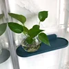 Bathroom Storage Shelf Plastic Wall Mount Shelf Adhesive Soap Shower Shelves Seasoning Bottle Bracket Storage Rack   رف تخزين 6