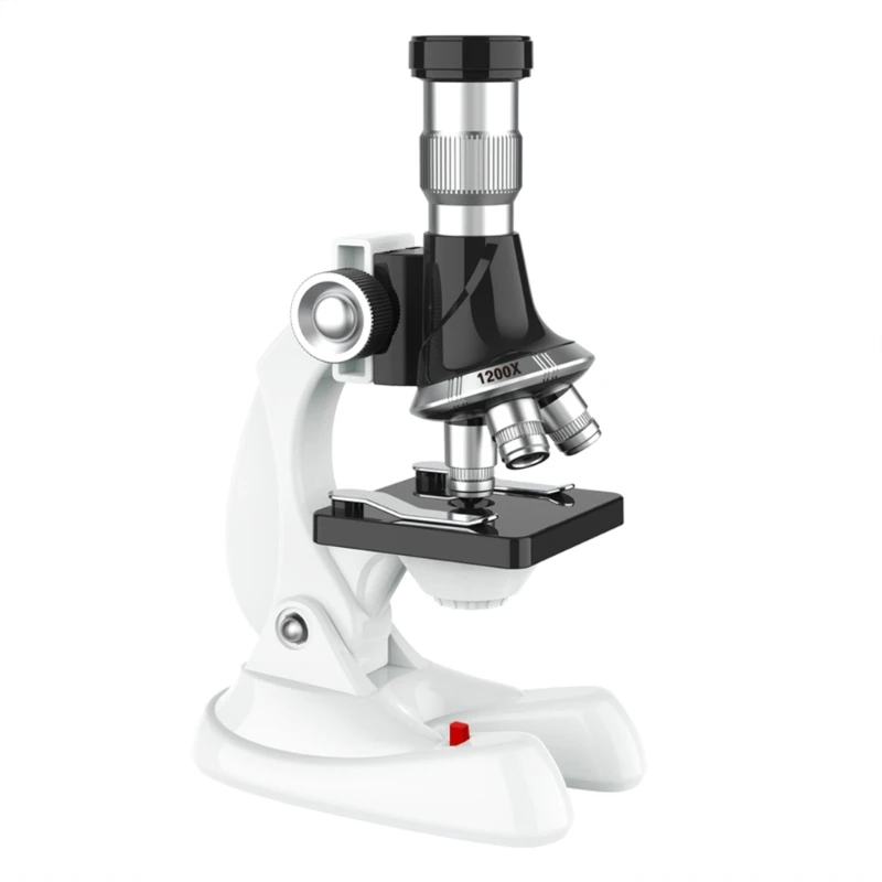 

100/600/1200X Led Lab Microscope Set for Kids Biology Microscope for Educational