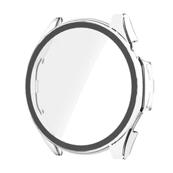 Durable Protective Honor Watch 6 Cover with Tempered Glass Screen Shield for Honor Watch 6 (6 transparent)