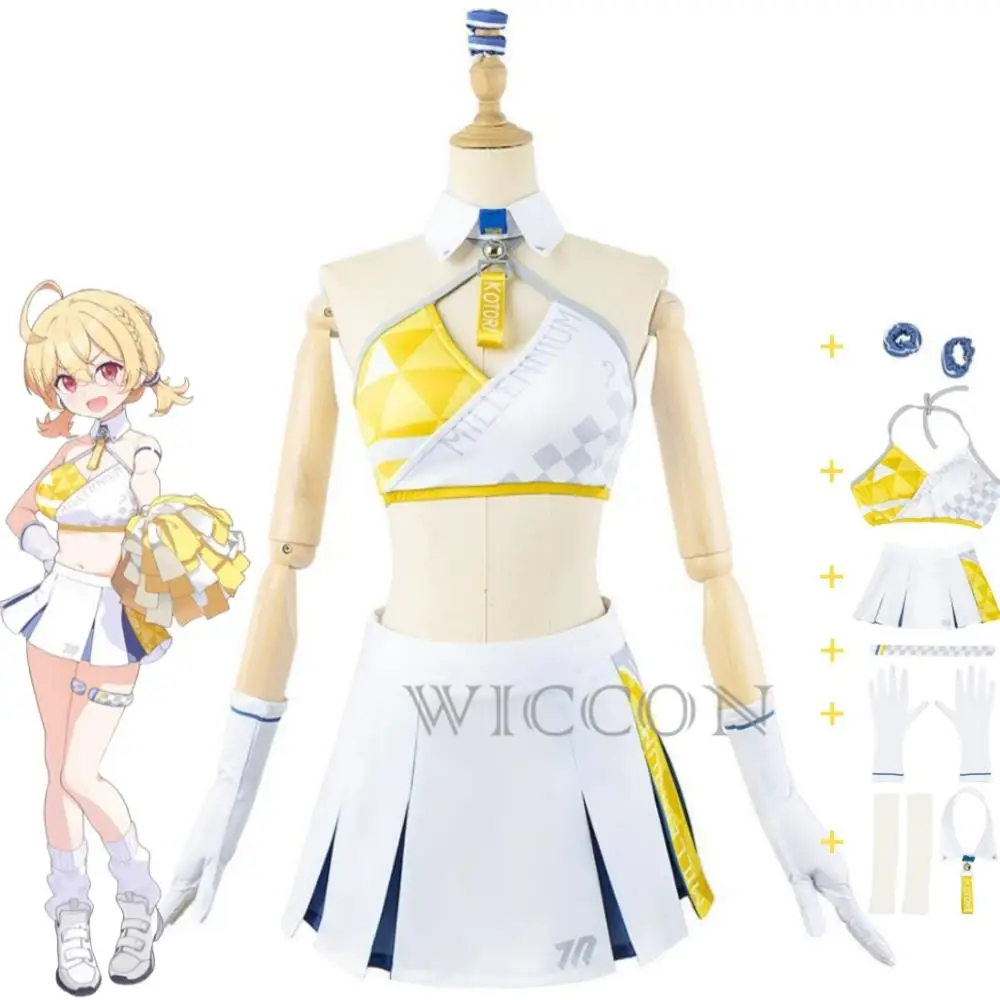 

Game Blue Archive Toyomi Kotori Cosplay Costume Anime Project MX Millennium Science School Sexy Woman Dress Halloween Suit