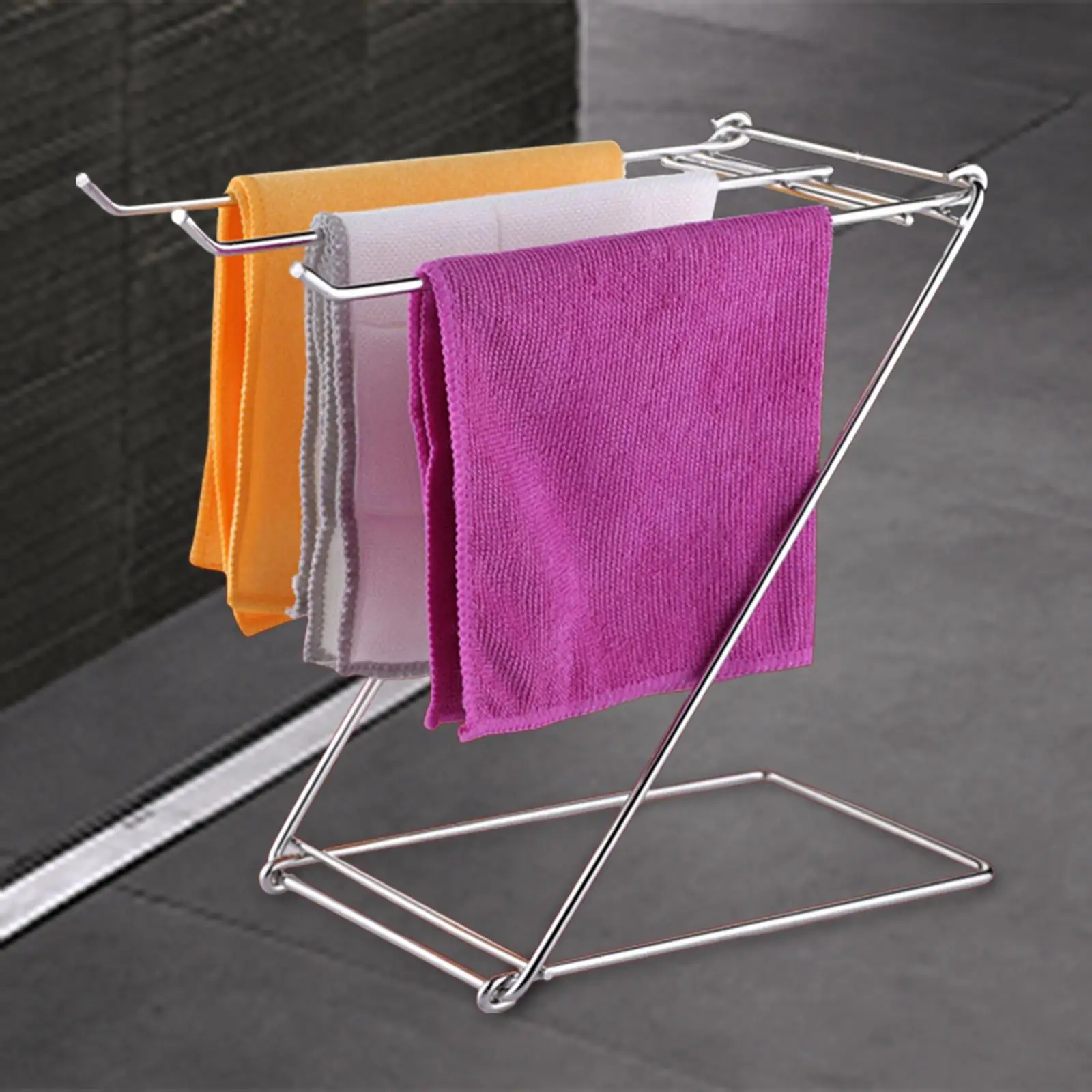 Hand Towel Holder Kitchen Rag Stand Multifunctional Shelf Dishcloth Storage Rack Dishcloth Rack Washcloth Stand for Sink Home