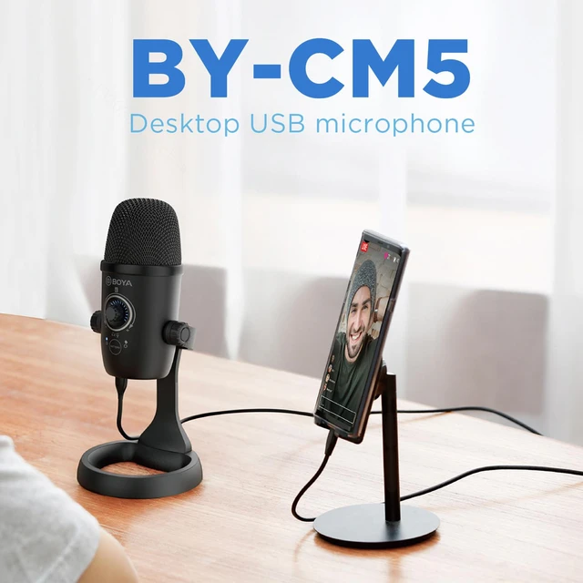 Microphone à condensateur USB pour PC. Haute qualité sonore